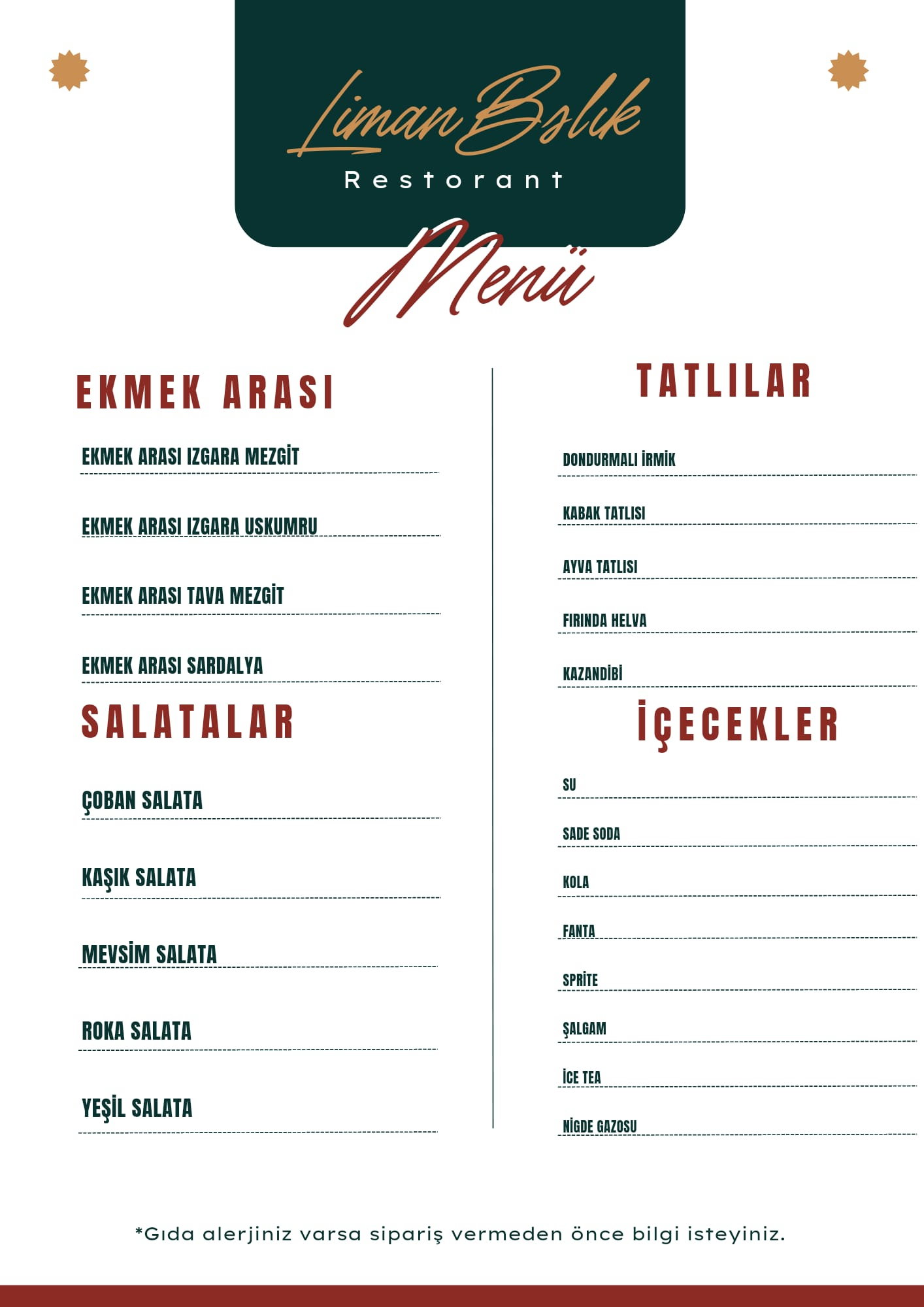 Liman Balık Pişiricisi Ve Meze