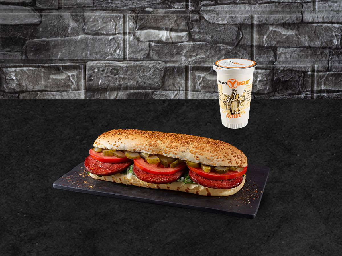 Yarım Porsiyon Ekmek Arası Sucuk Menü