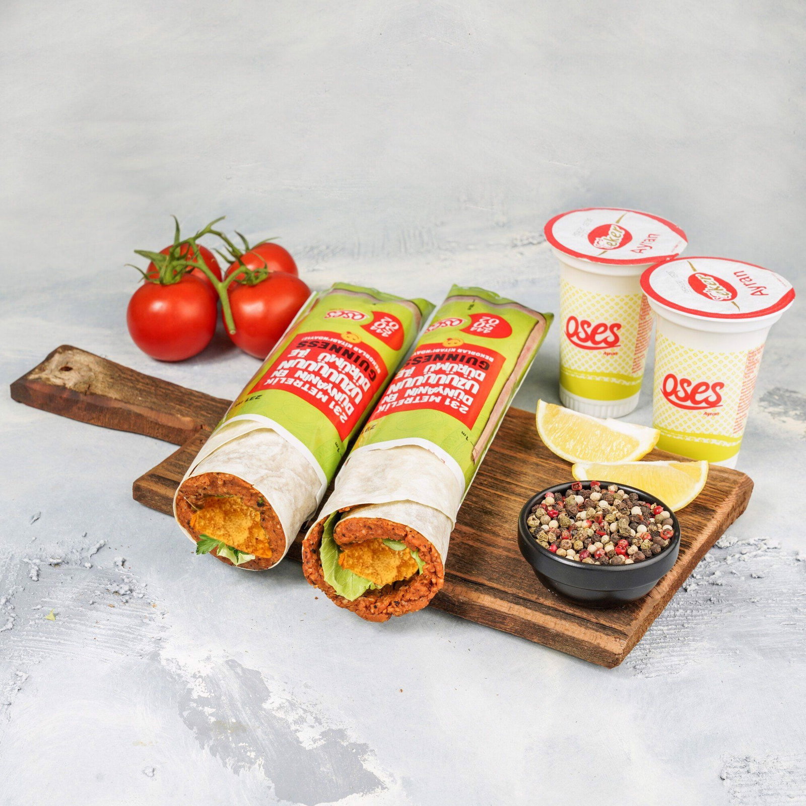 2'li Doritoslu Mega Çiğ Köfte Dürüm Menü