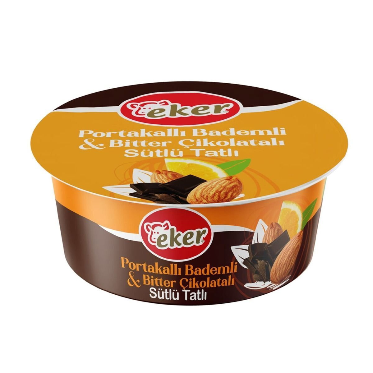 Portakallı Bademli Bitter Çikolata (125 gr.)