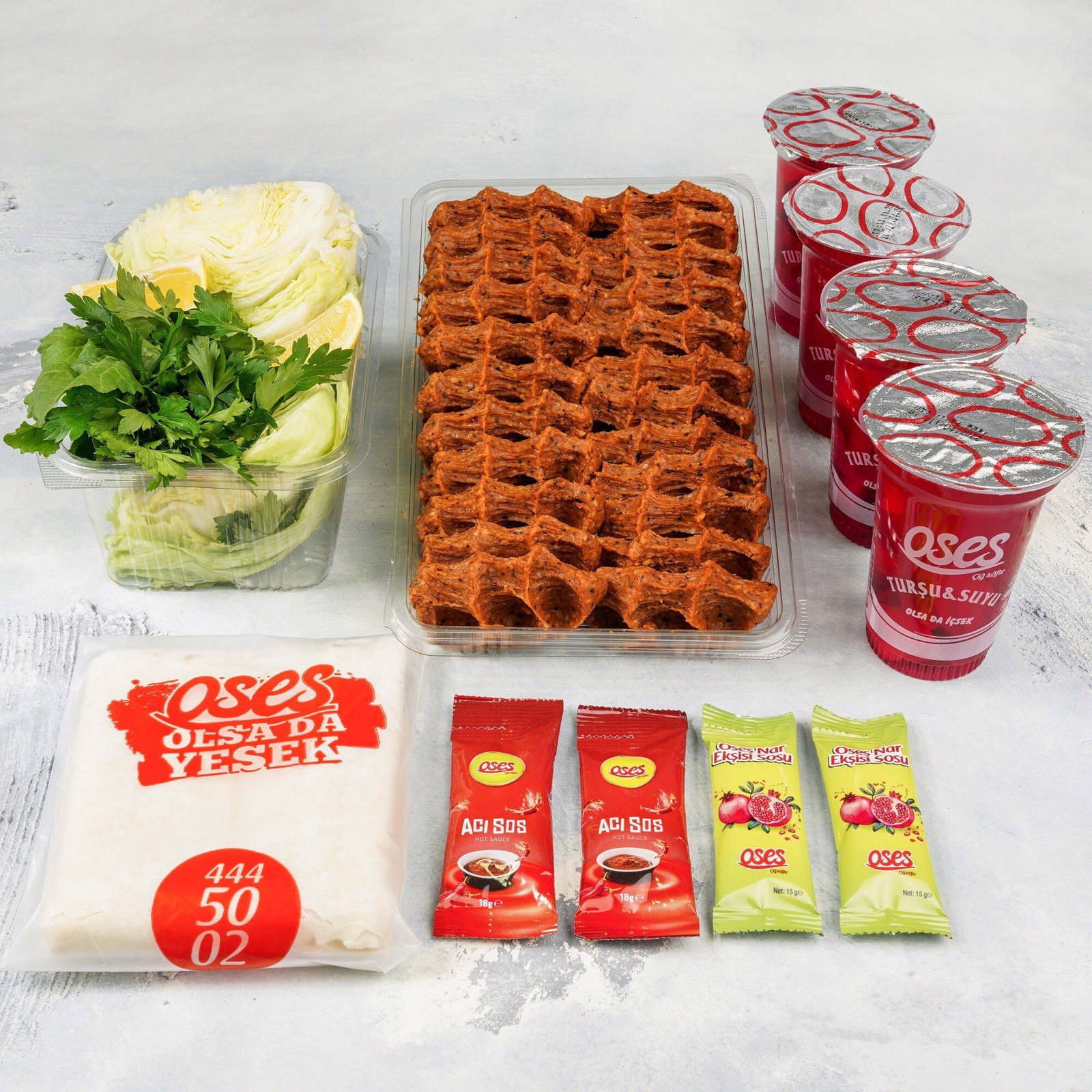 Çiğ Köfte (500 gr.) & Turşu Suyu Menü 2