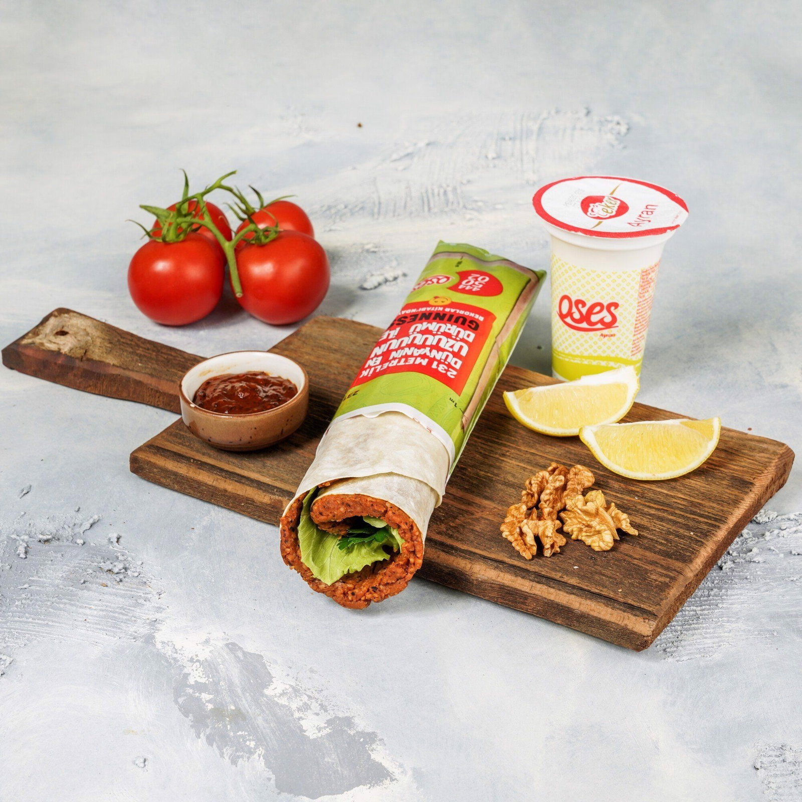 Çiğ Köfte Dürüm Menü