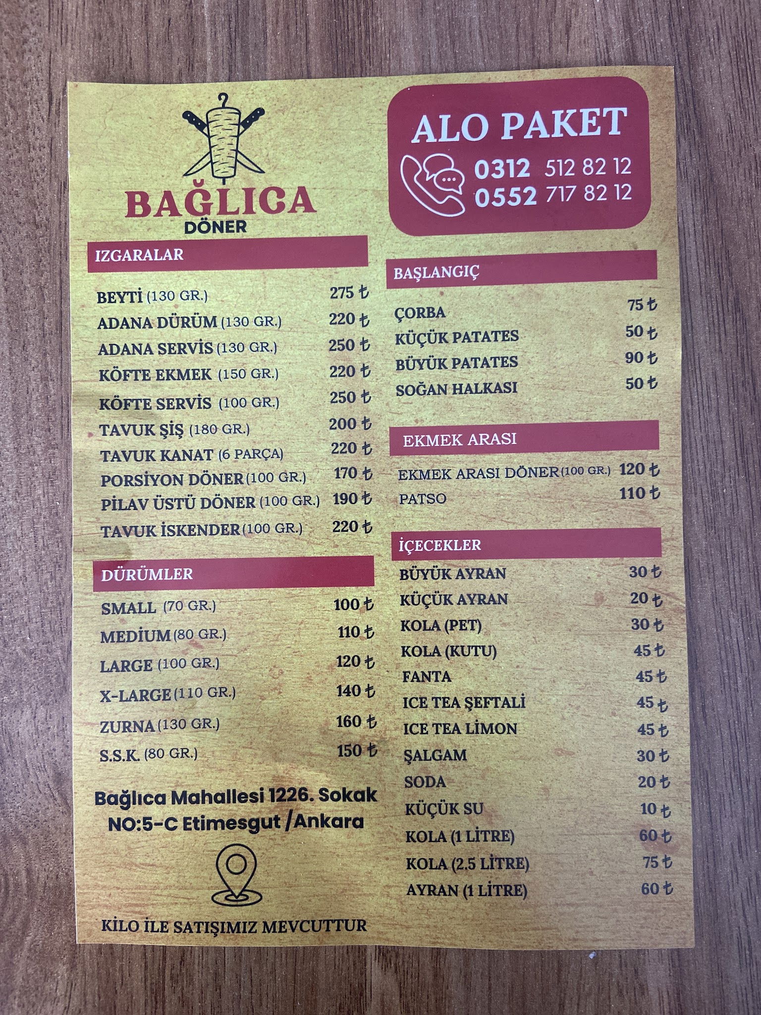Bağlica Döner