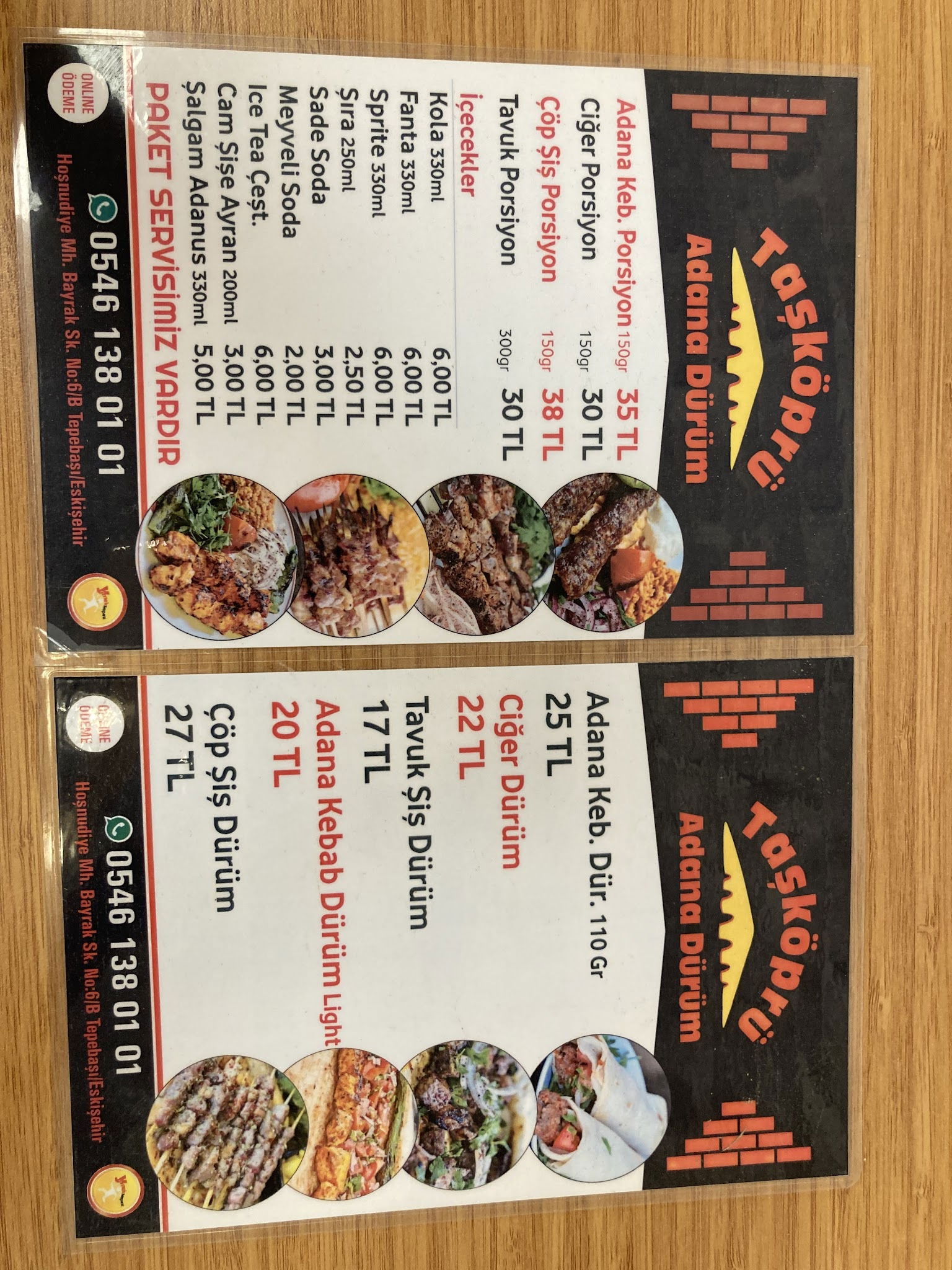 Taşköprü Adana Dürüm