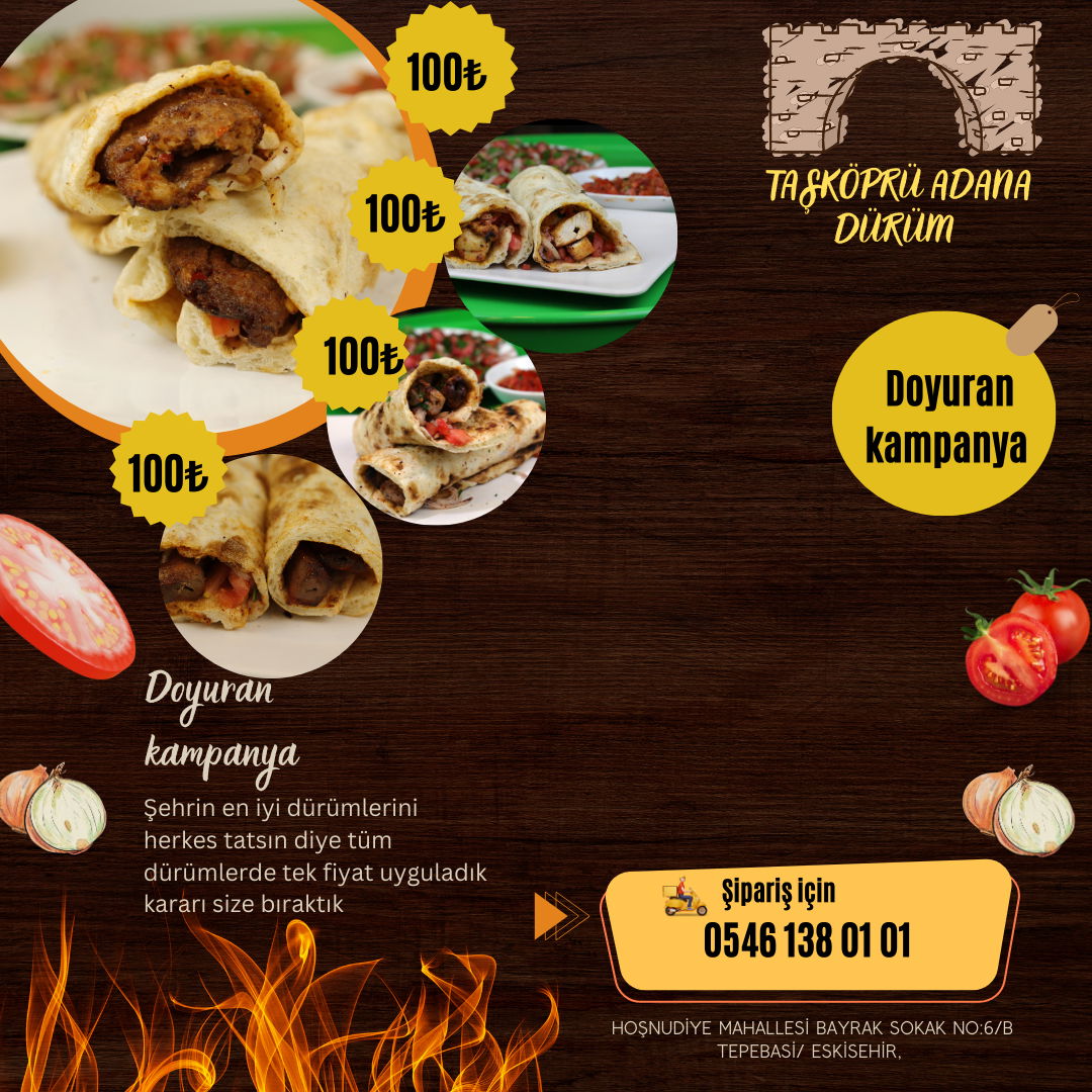 Taşköprü Adana Dürüm