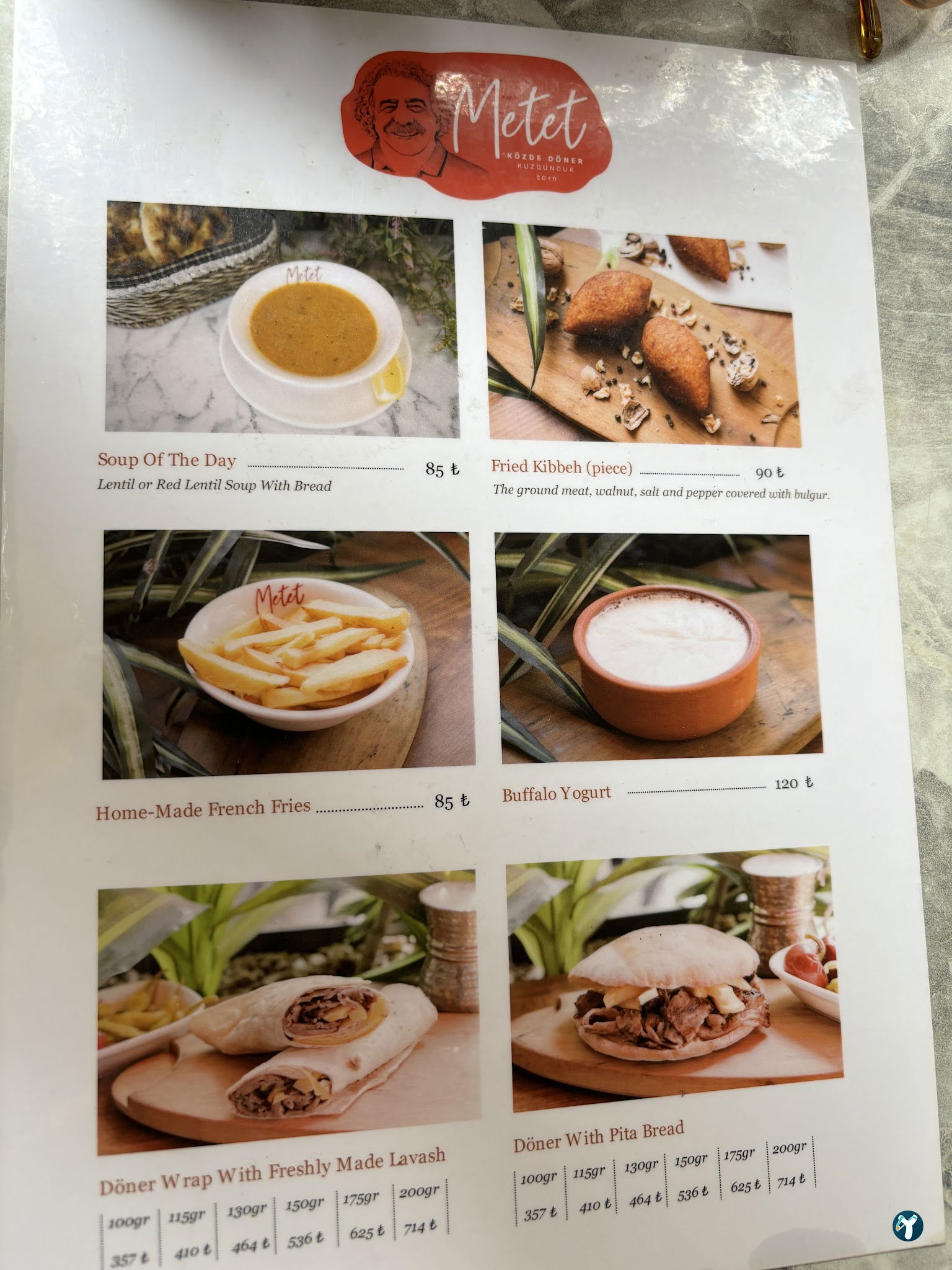 Metet Közde Döner, Kuzguncuk