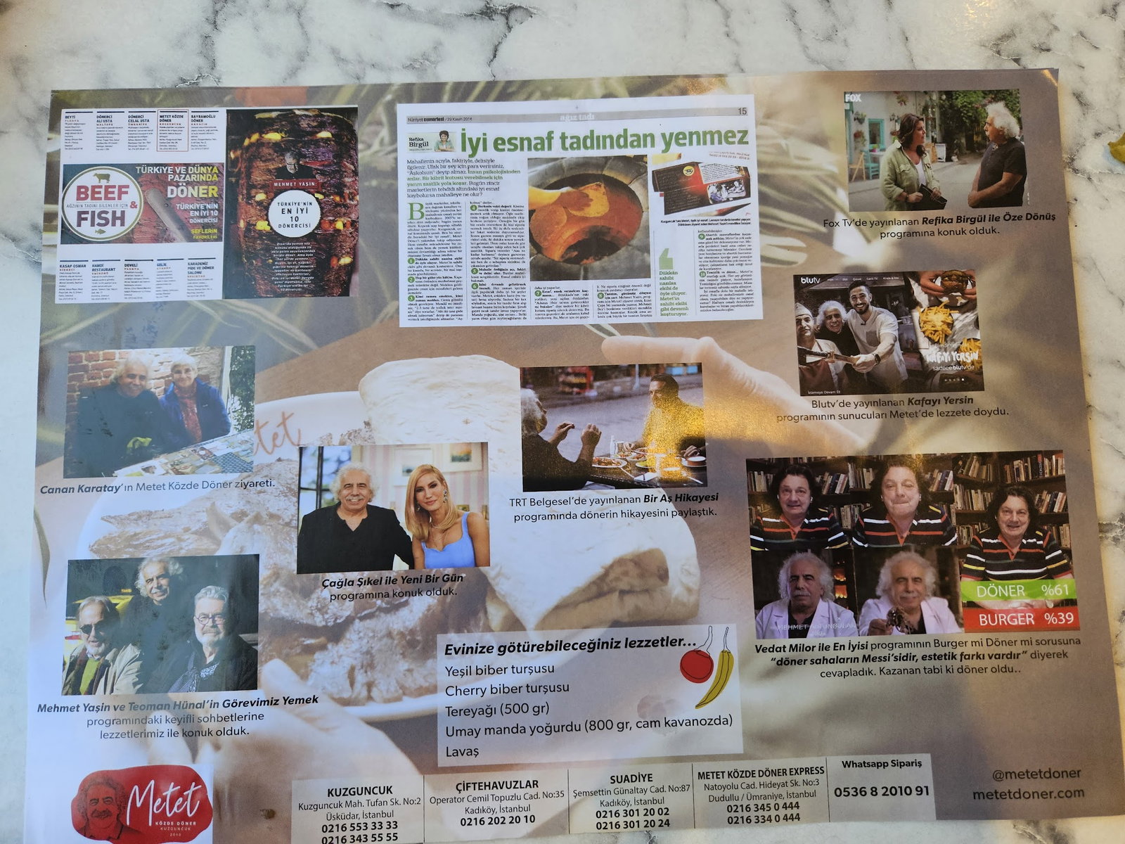 Metet Közde Döner, Kuzguncuk