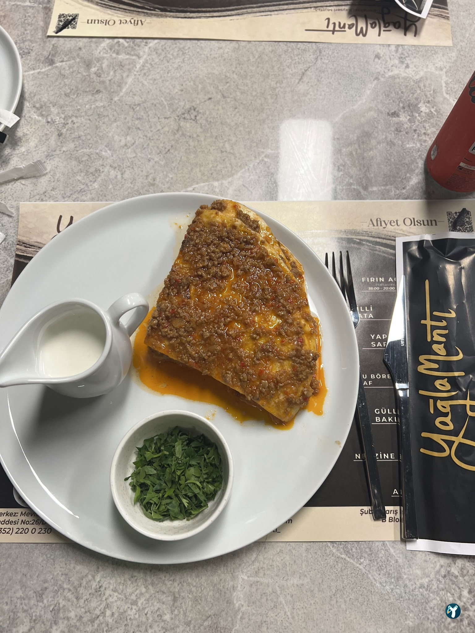 Yağlamantı (Geleneksel Kayseri Mutfağı) Yağlama Mantı İstanbul Beylikdüzü Şubesi