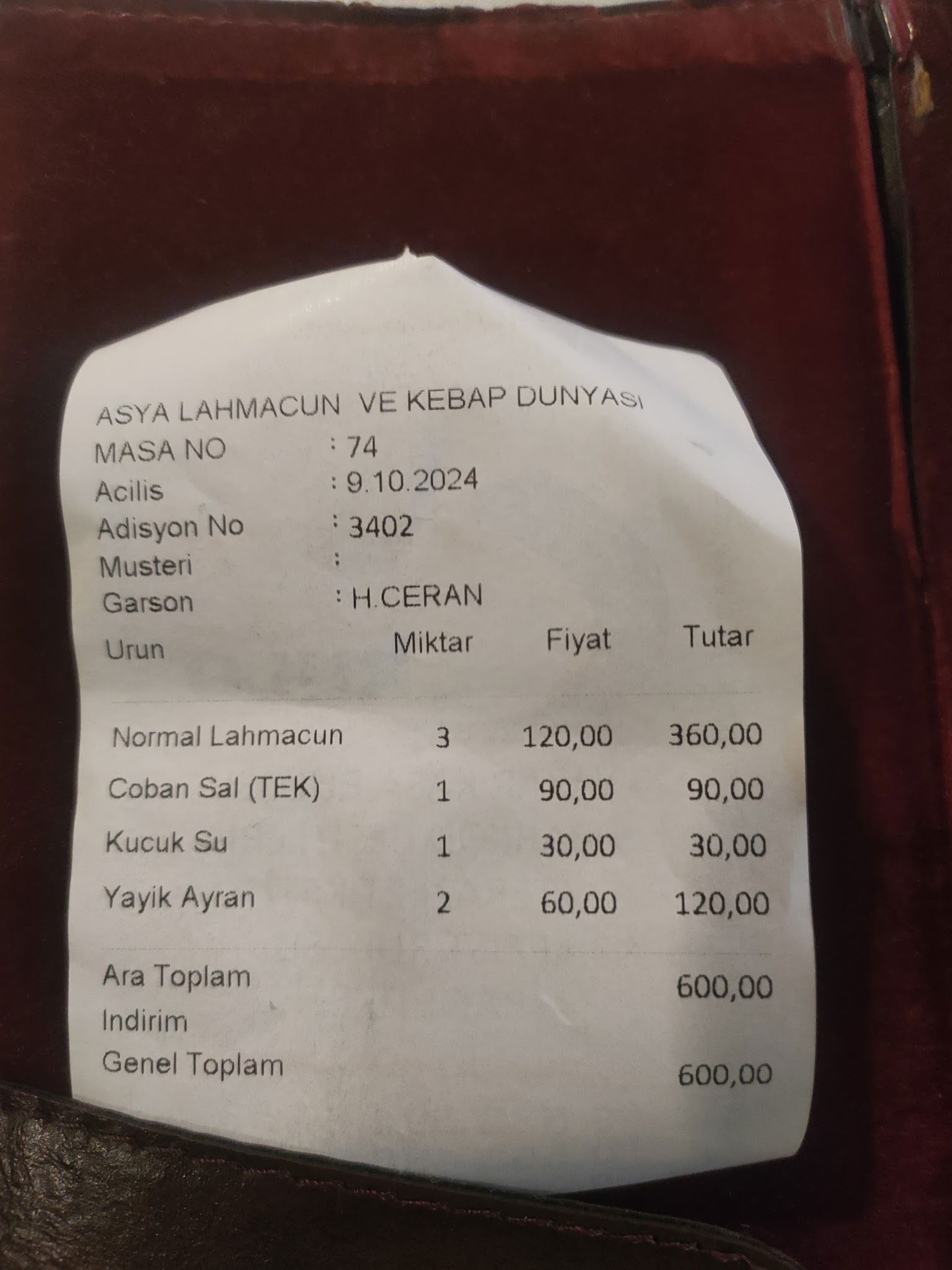 Asya Lahmacun & Kebap