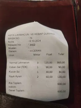 Asya Lahmacun & Kebap resimleri