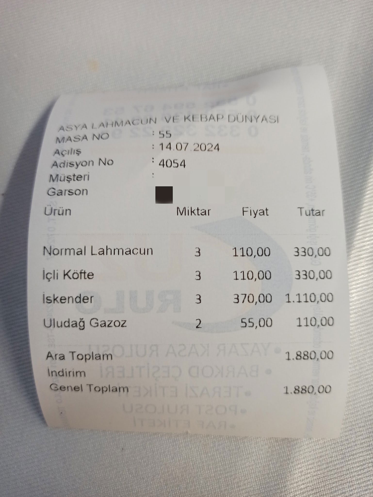 Asya Lahmacun & Kebap