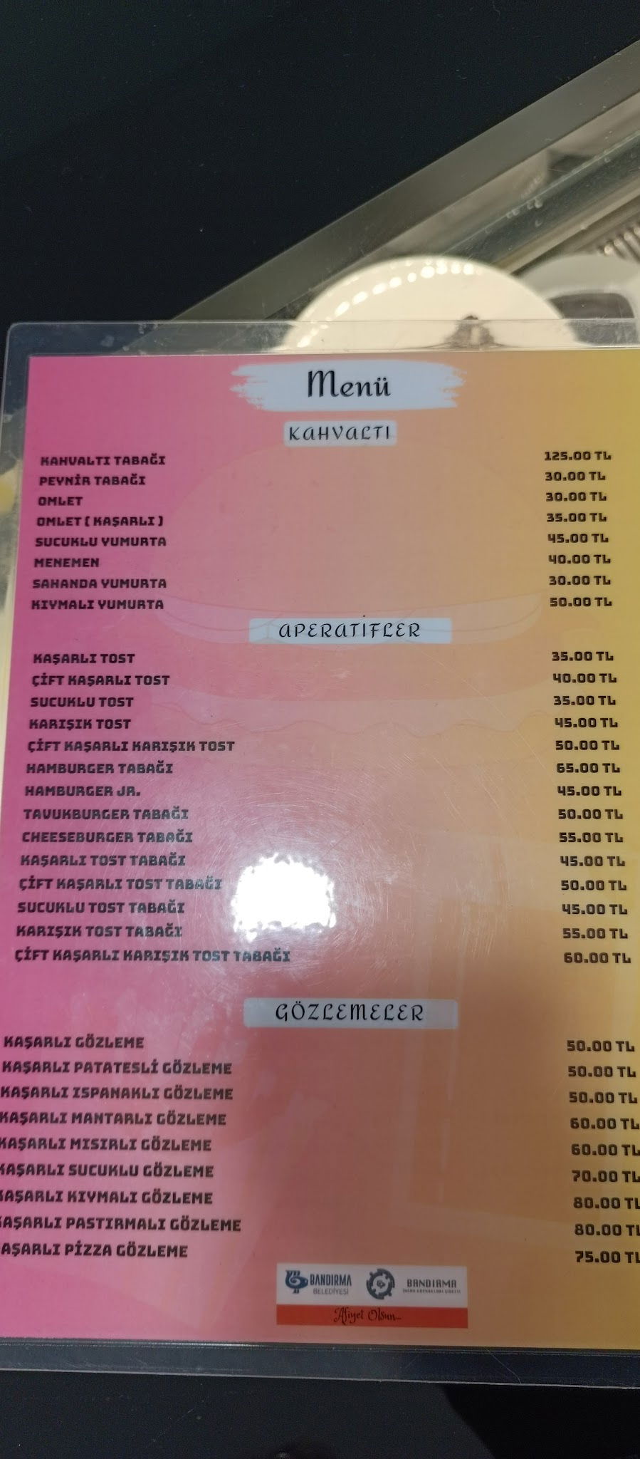 Bandırma Belediyesi Çamlık Cafe