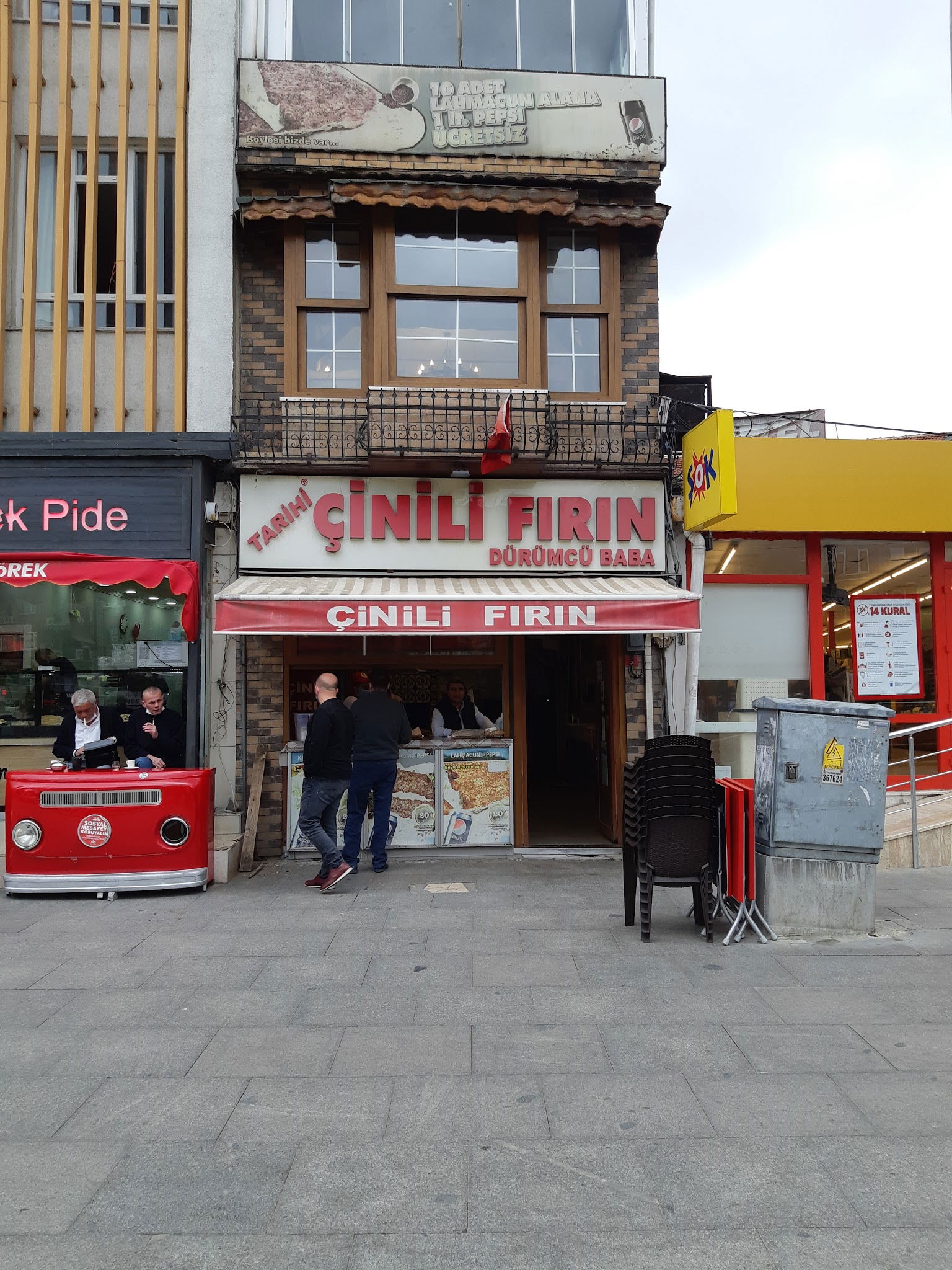 Tarihi Çinili Fırın Dürümcü Baba-Pide,Kebap,Lahmacun